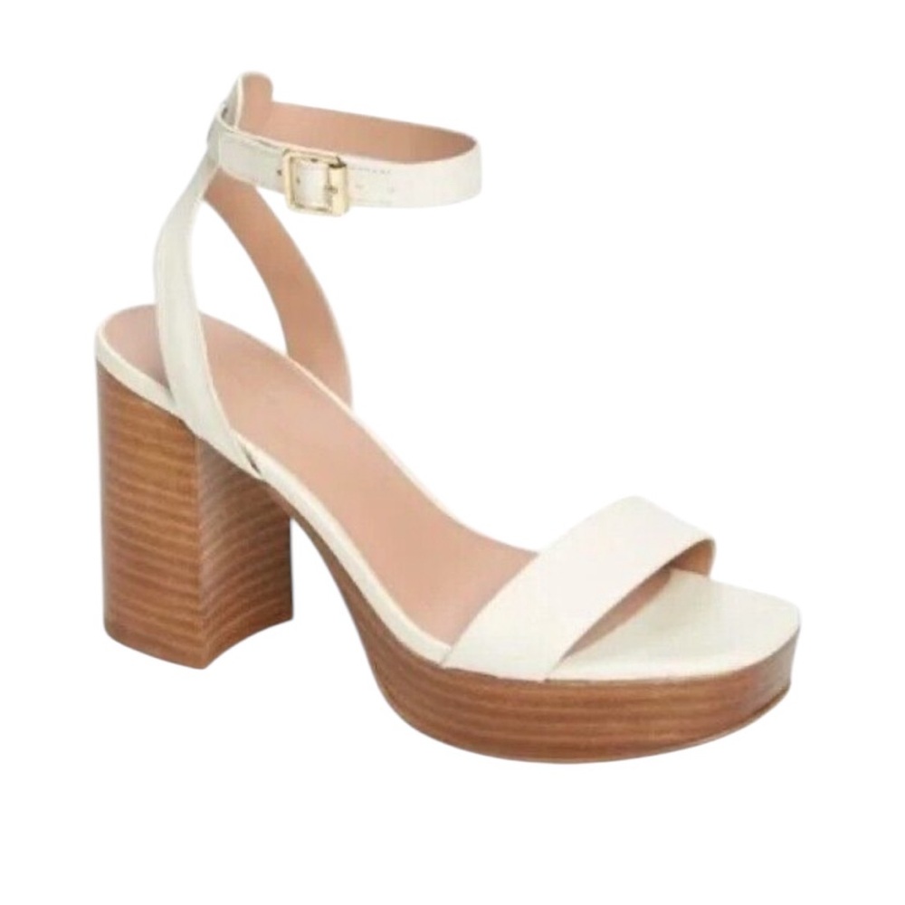 New Nordstrom Women’s Block‎ Heel Platform Sandals Summer Y2K Vacation - Picture 4 of 10
